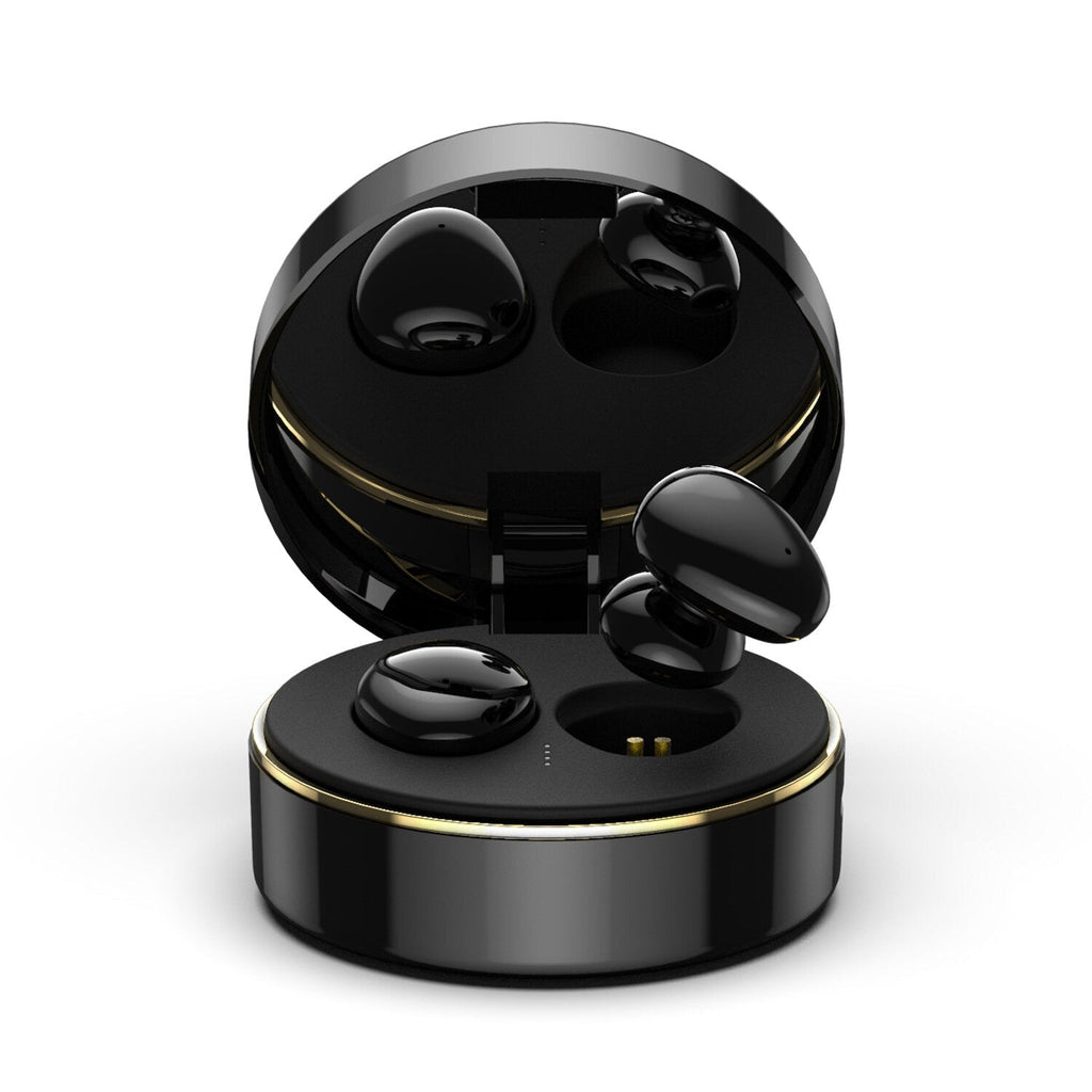 TWS Wireless Dual Bluetooth 5.0 Stereo Noise Reduction Sports In-ear Earbuds Touch Control Earphone with Mirror Charging Box