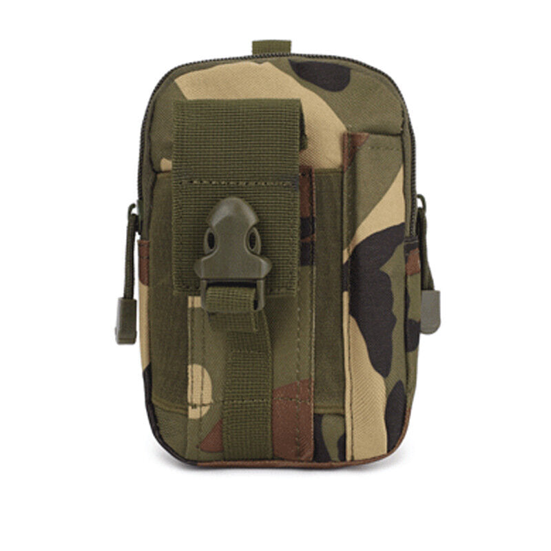 Oxford MOLLE System Camouflage Military Tactical Waist Bag Outdoor Waterproof Sports Waist Bag Crossbody Bag