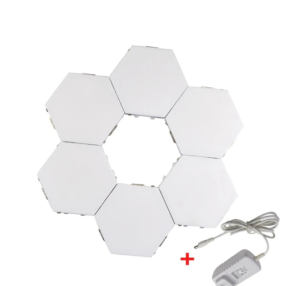 LED-Wall Touch Sensor Quantum Lamp Wall Light Home Decoration Modern Creative Honeycomb Modular Assembly Helios Adsorption