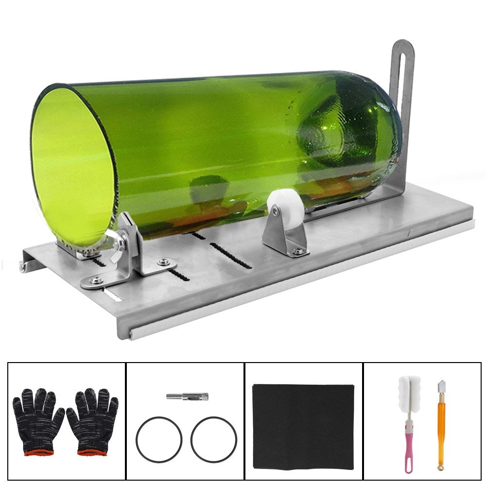 DIY Glass Bottle Cutter Adjustable Sizes Metal Glassbottle Cut Machine