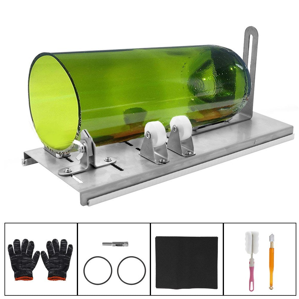 DIY Glass Bottle Cutter Adjustable Sizes Metal Glassbottle Cut Machine