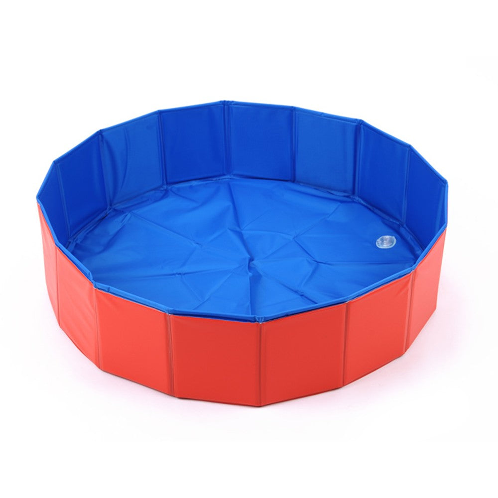 Foldable Pet Bath Pool -Collapsible Dog Pool Pet Bathing Tub Pool for Dogs Cats