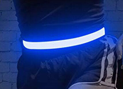 Flashing Belt USB Charging Reflective Warning light Luminous Cycling