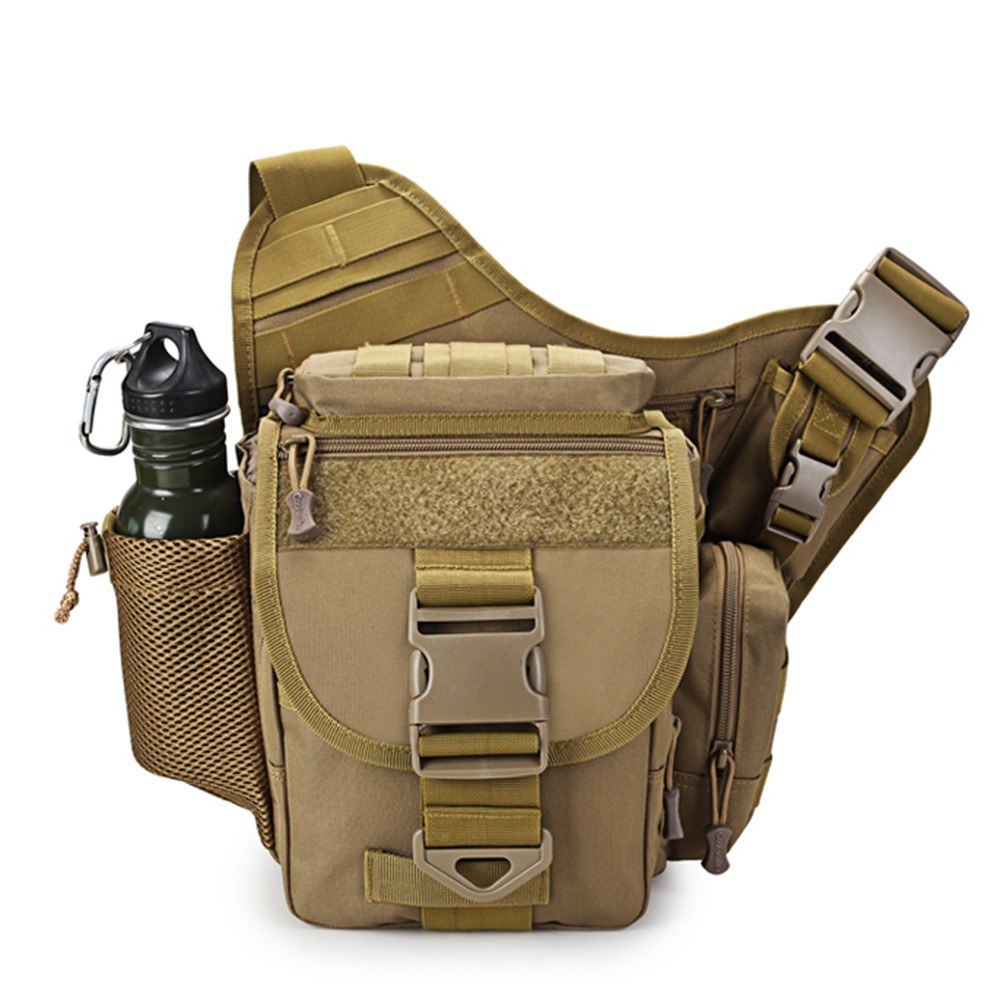 Outdoor Saddle Bag SLR Camera Multifunctional Single Shoulder Water-resistant Backpack Camouflage