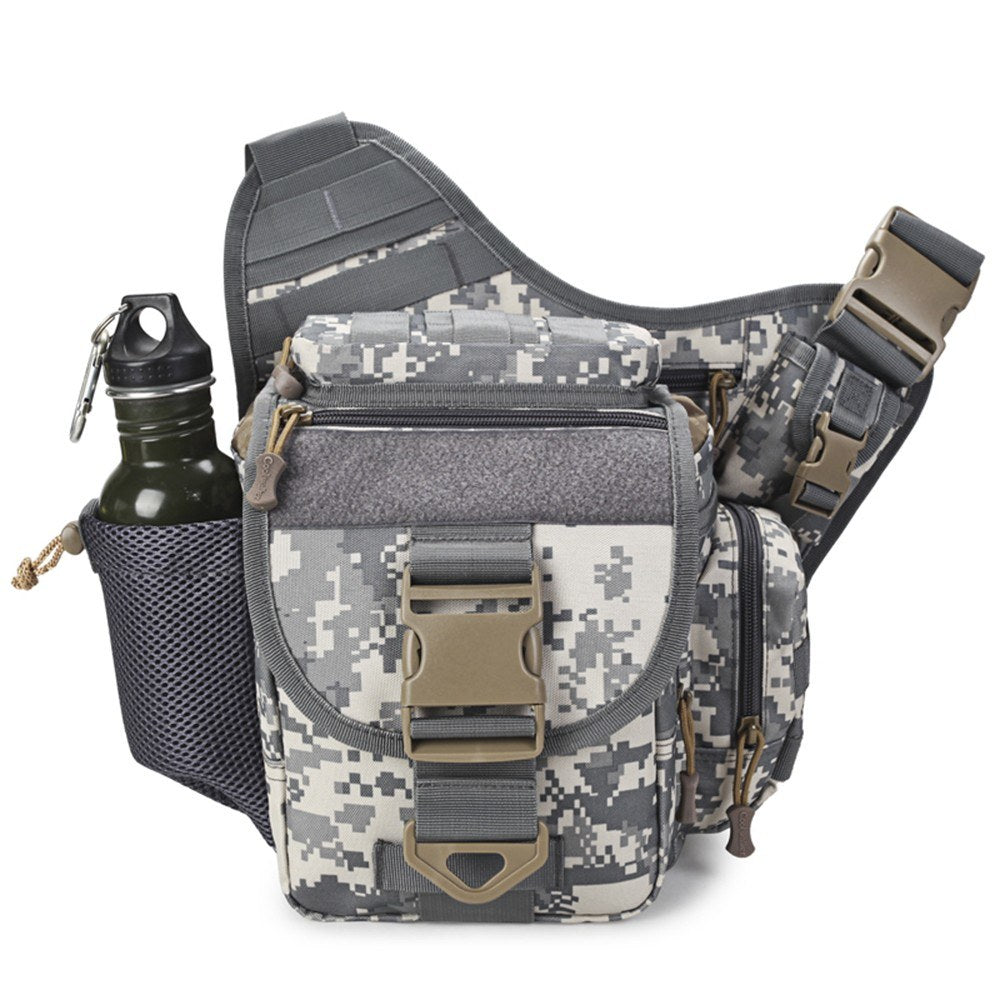 Outdoor Saddle Bag SLR Camera Multifunctional Single Shoulder Water-resistant Backpack Camouflage