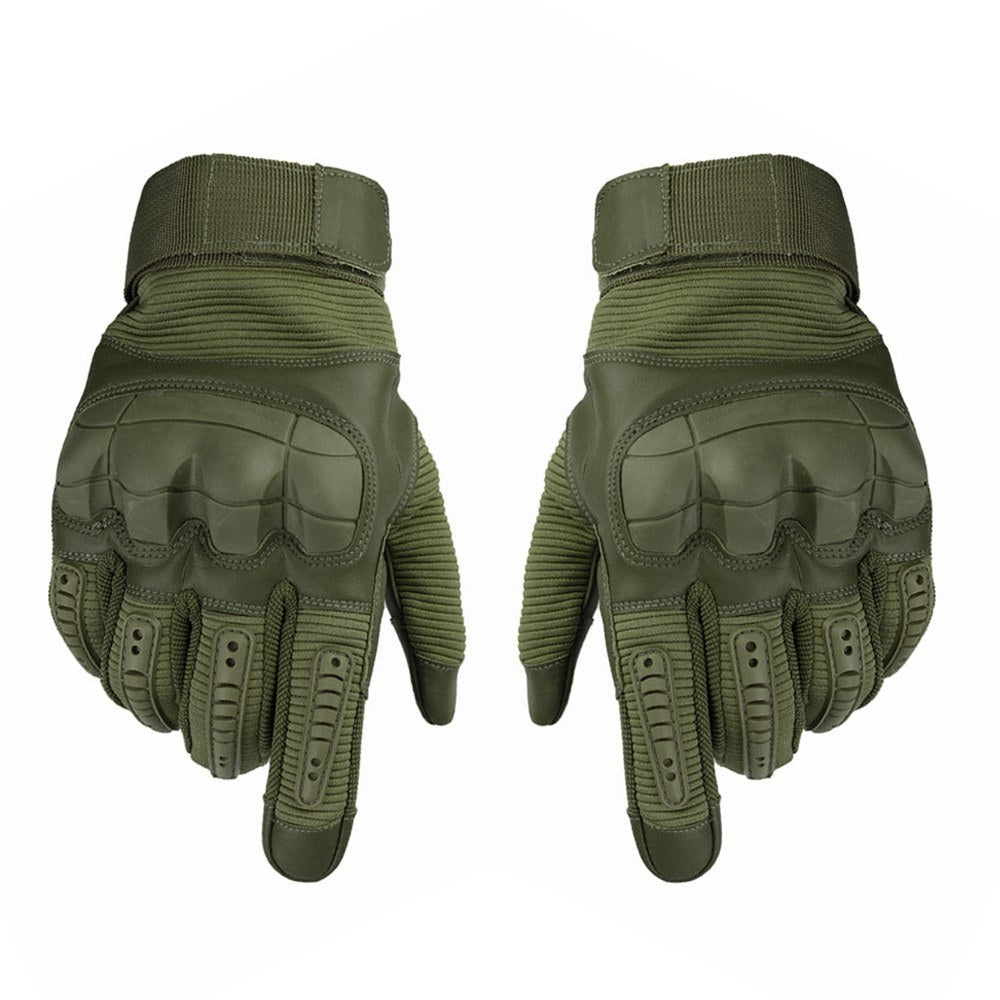 Touching Screen Hard Knuckle Gloves PU Leather Outdoor Sport Proffessional Cycling Paintball