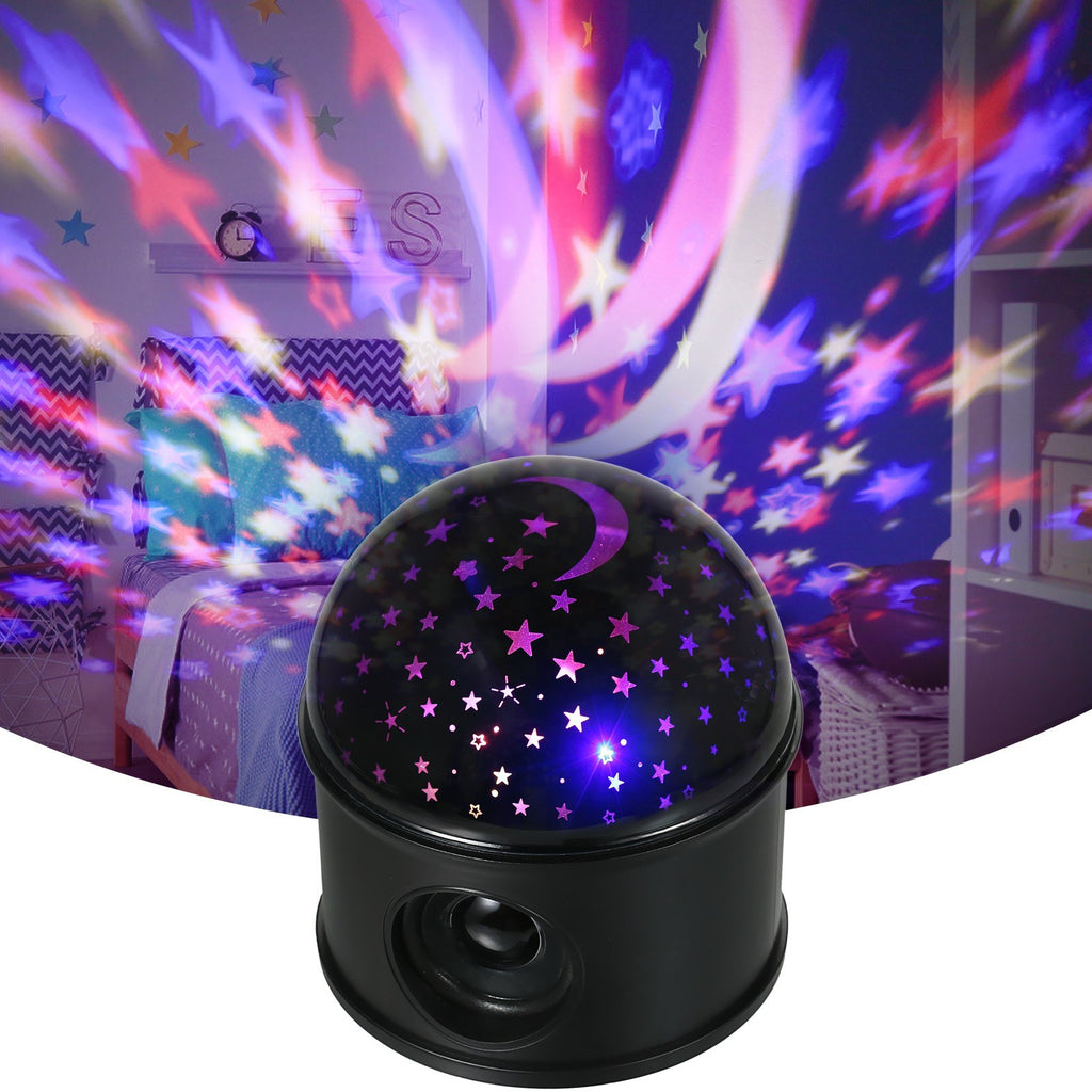 LEDs Ball Light Projector Light BT Music Speaker Player 360° Rotation Projector for Bedroom DJ Party Lamp USB Powered Projector Night Light