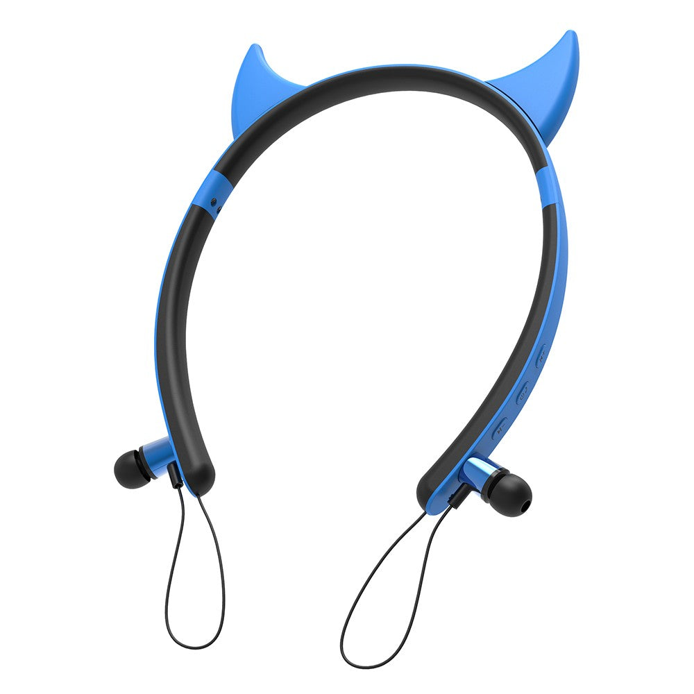 Bluetooth Stereo Cute Shape Headphones Magnetic Sports Headset Sweatproof Detachable