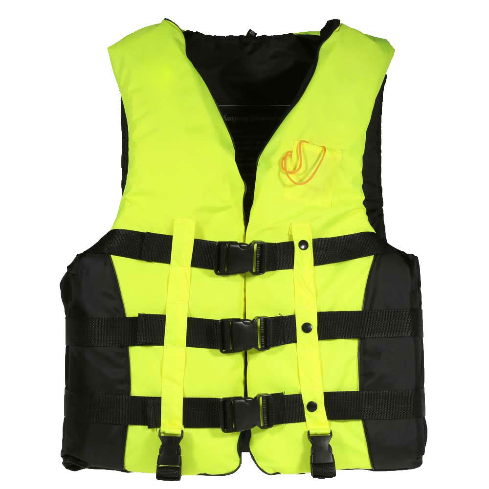 Adult Swimming Boating Drifting Safety Life Jacket Vest with Whistle L-2XL