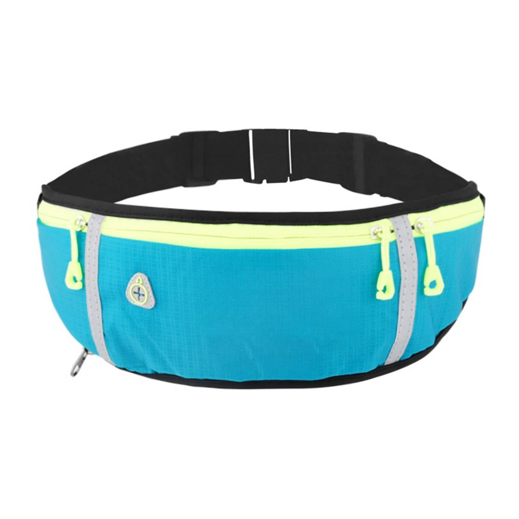 Water-repellent Running Waist Bag with Water Bottle Holder Ultralight Adjustable Belt