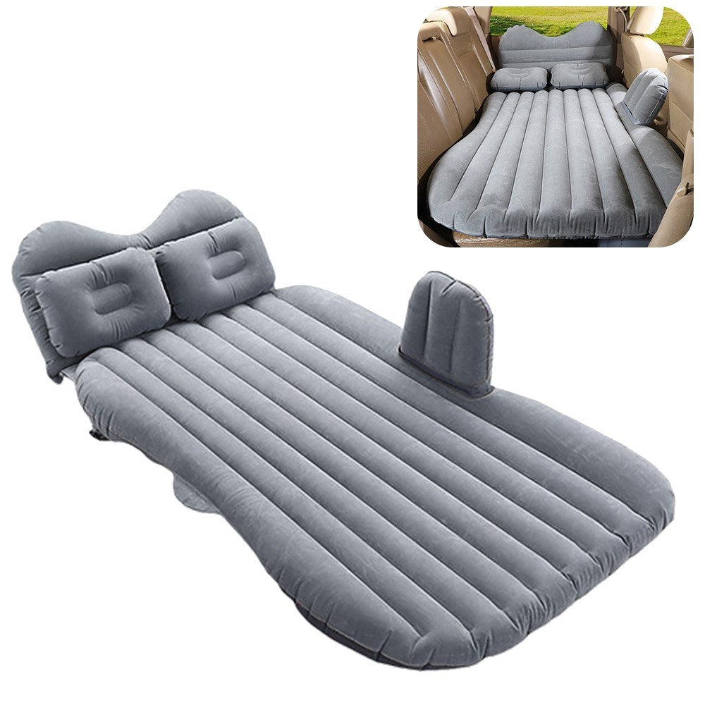 Portable Car Mattress Foldable Cushion Air Bed Inflatable with Air-Pump Camping Travel