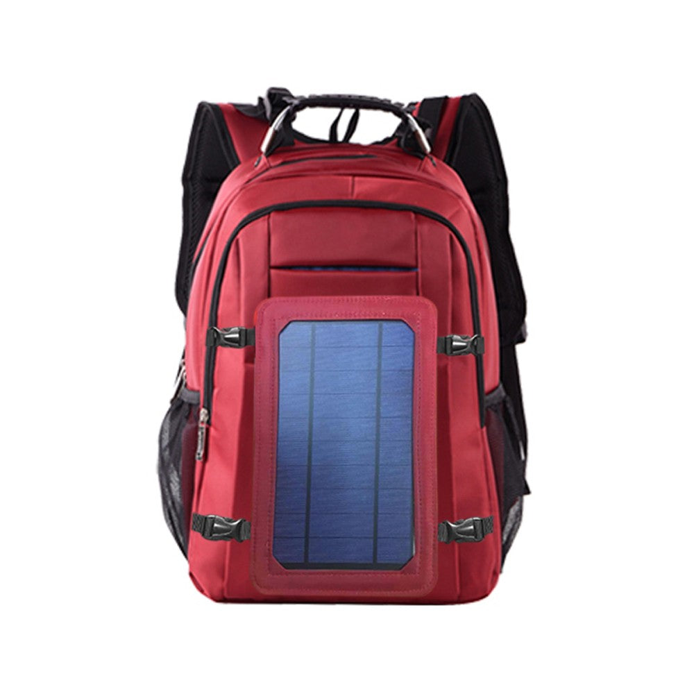 Solar Power Outdoor Charging Backpack with USB Port Waterproof Breathable