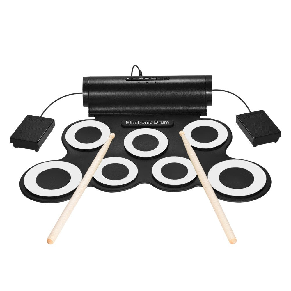 Portable Digital Stereo Electronic Drum Set