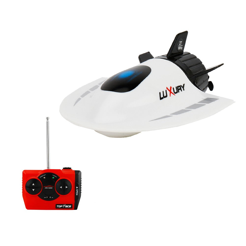 Create Toys Mini RC Submarine Boat Toy Remote Control Waterproof Diving Christmas Gift for Kids Boys